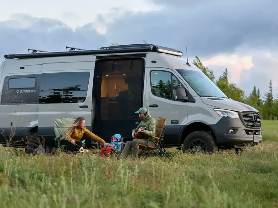 A camper van conversion by Outside Van
