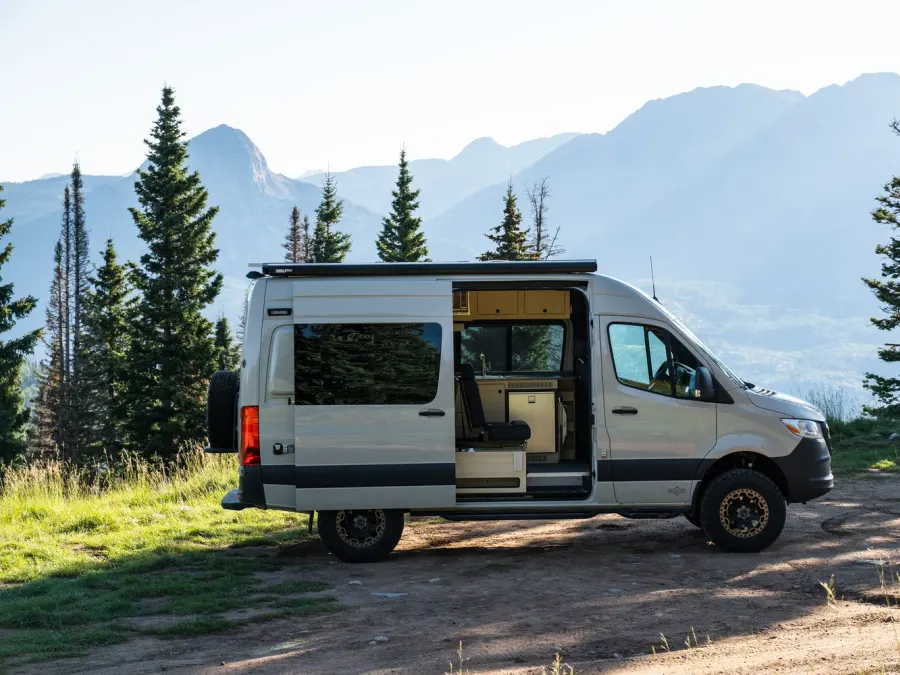 A camper van conversion by San Juan Vans