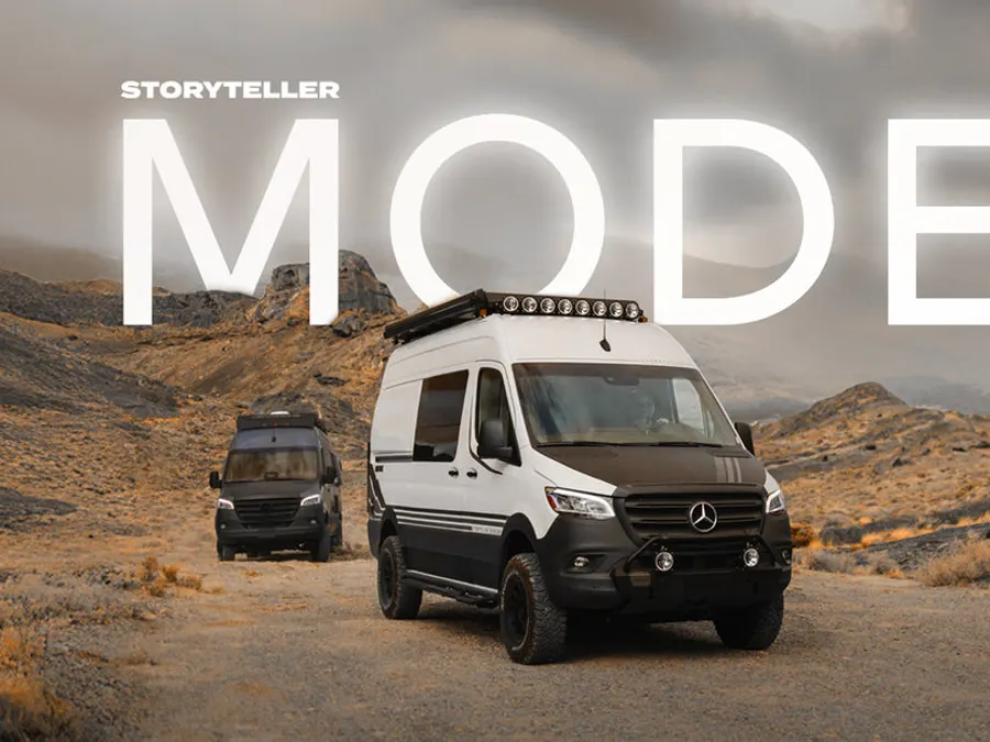 A camper van conversion by Storyteller Overland