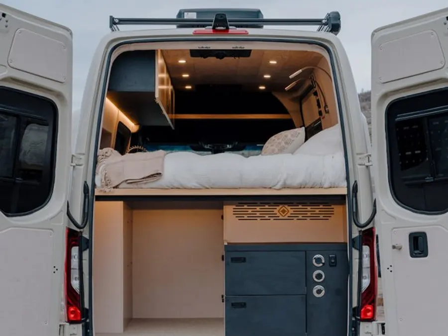 A camper van conversion by Vertical Vans